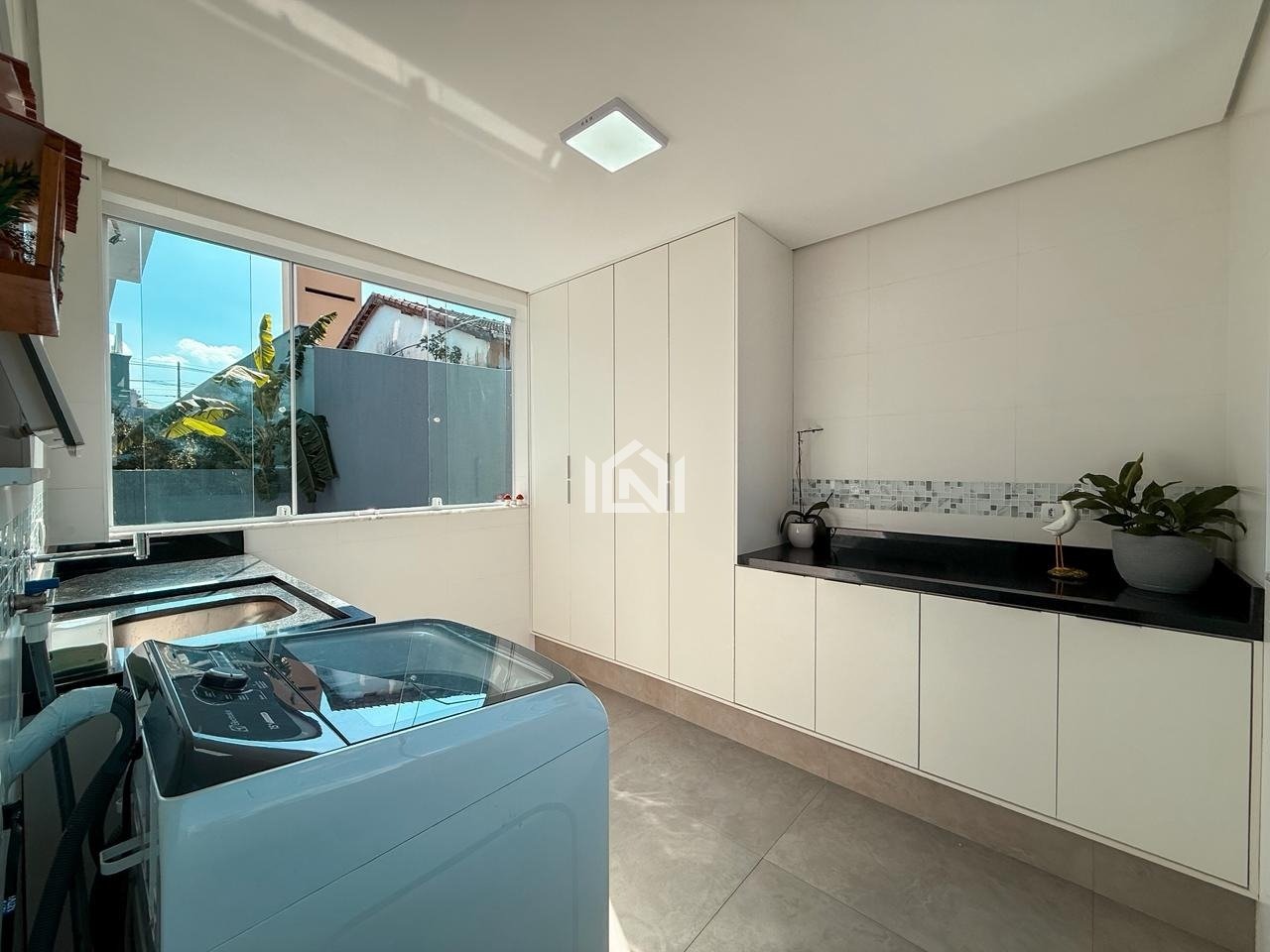 casa a venda no condominio residencial boa vista - area de servico