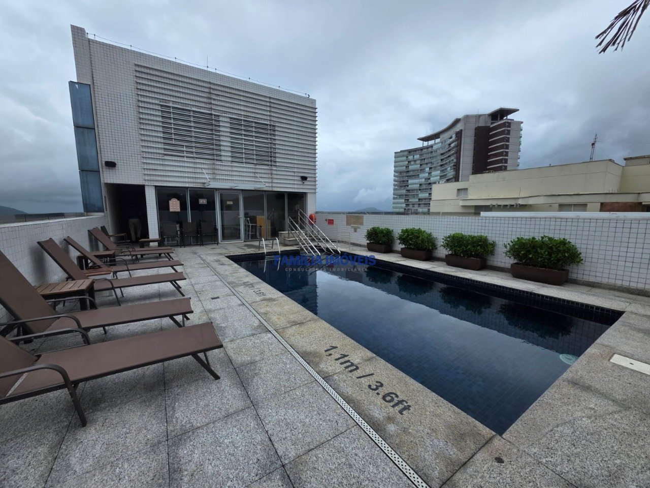 Studio 1 Quarto Pompéia - Santos SP | Família Imóveis
