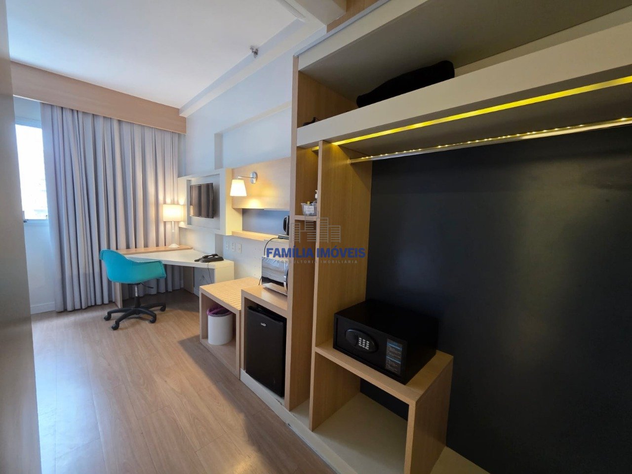 Studio 1 Quarto Pompéia - Santos SP | Família Imóveis