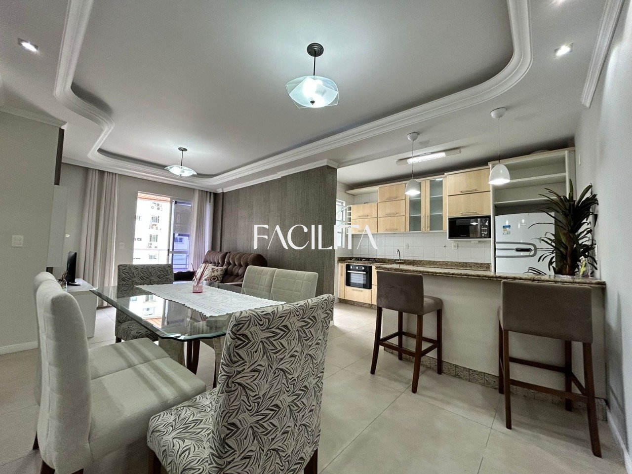Apartamento de 2 quartos no bairro Itacorubi, Florianópolis.
