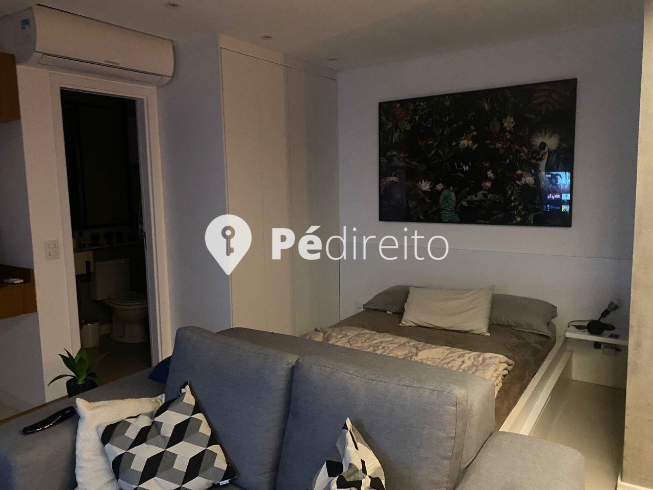 Apartamento Studio no Condomínio Viaza 400, 1 suíte, para alugar, 34 m², Campo Belo - São Paulo — foto 3